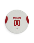 Mouse pad with the Olympiacos 2025-26 Away football shirt design by RIPA Football