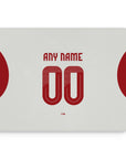 Mouse pad with the Olympiacos 2025-26 Away football shirt design by RIPA Football
