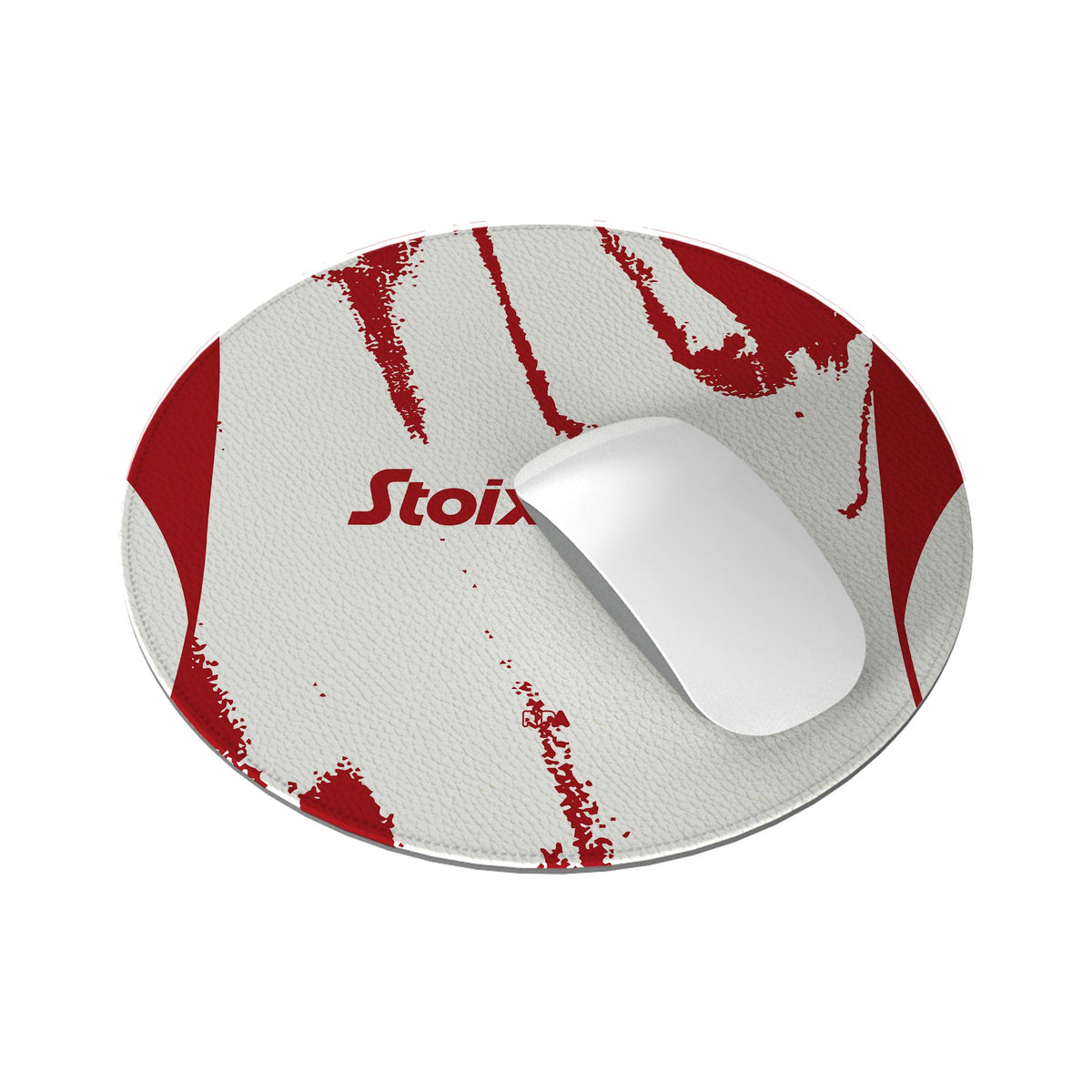 Mouse pad with the Olympiacos 2025-26 Away football shirt design by RIPA Football