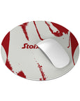 Mouse pad with the Olympiacos 2025-26 Away football shirt design by RIPA Football