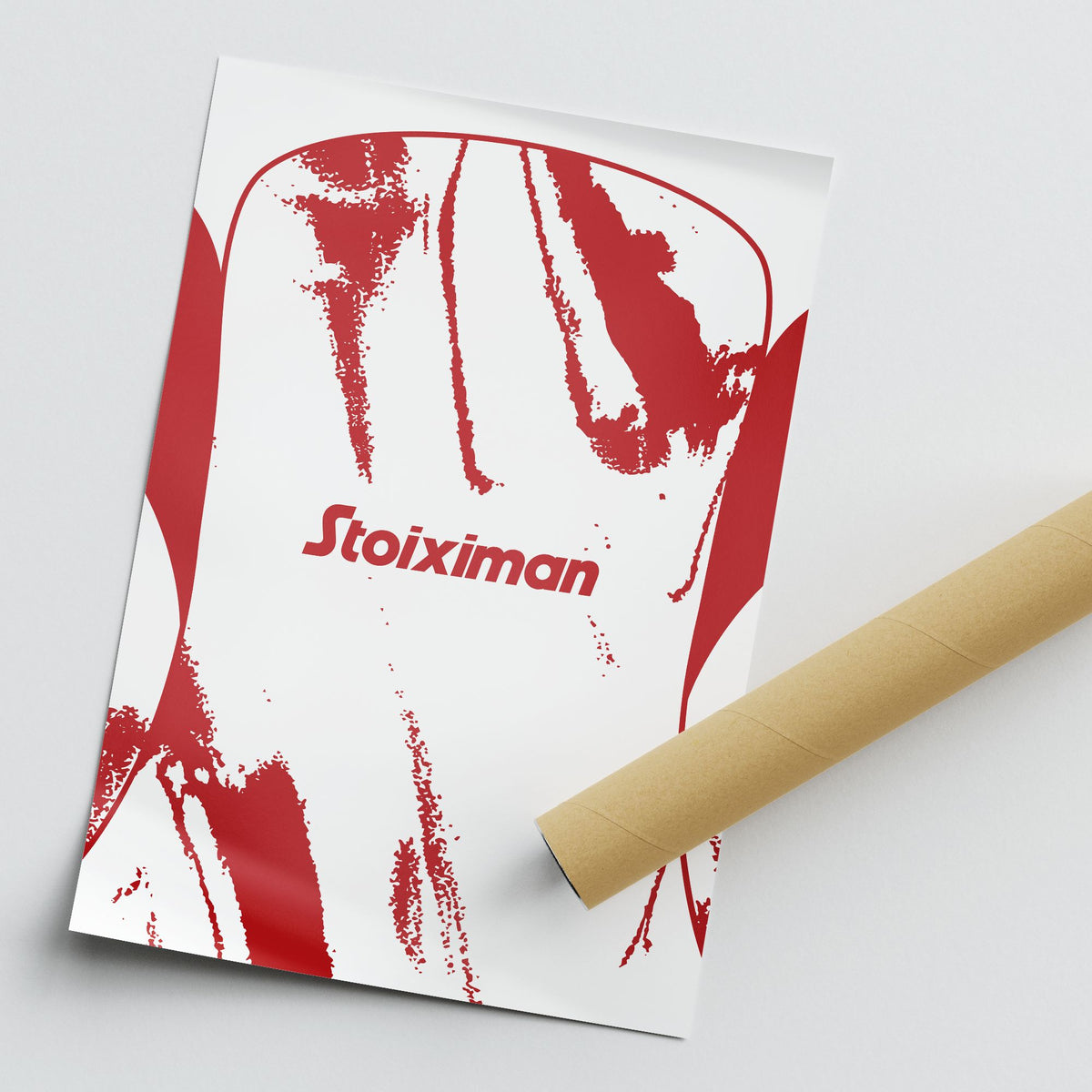 Print with the Olympiacos 2025-26 Away football shirt design by RIPA Football