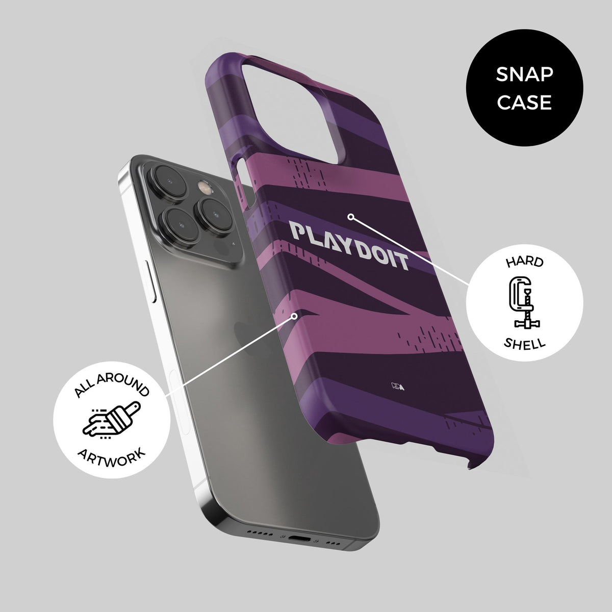 Phone case with the Pachuca 2026-27 Goalkeeper football shirt design by RIPA Football