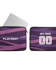 Laptop sleeve with the Pachuca 2026-27 Goalkeeper football shirt design by RIPA Football