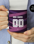 Mug with the Pachuca 2026-27 Goalkeeper football shirt design by RIPA Football