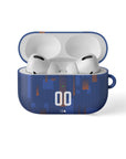 AirPods case with the Netherlands 2024 Away football shirt design by RIPA Football