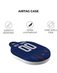 AirTag holder with the Netherlands 2024 Away football shirt design by RIPA Football