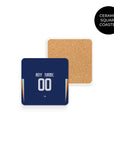 Coaster with the Netherlands 2024 Away football shirt design by RIPA Football