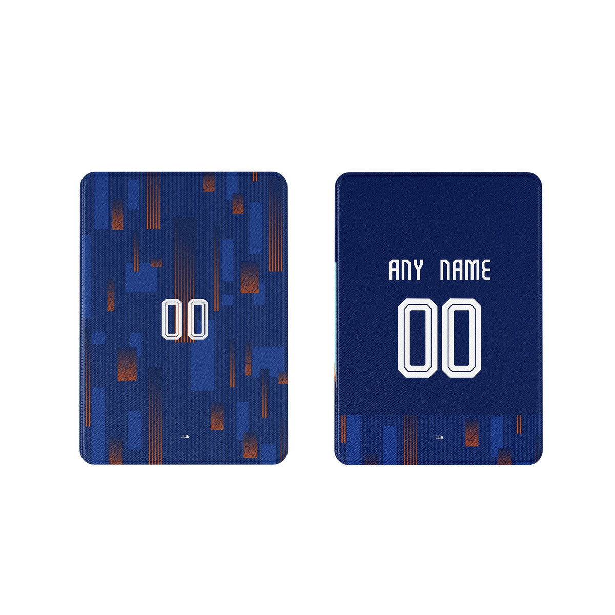 iPad case with the Netherlands 2024 Away football shirt design by RIPA Football