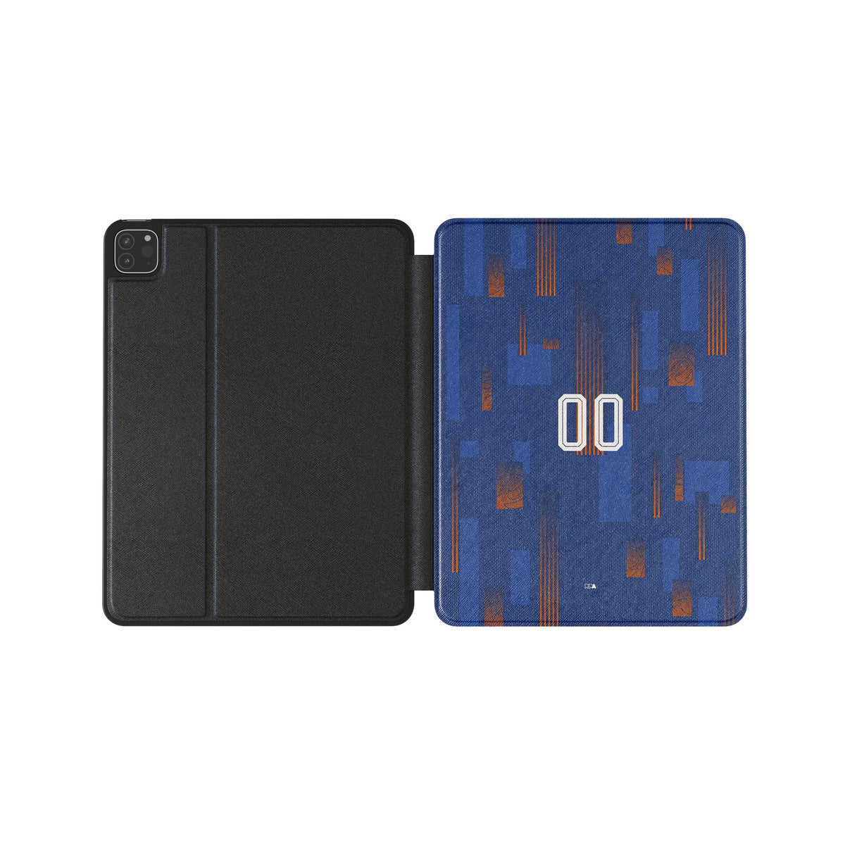 iPad case with the Netherlands 2024 Away football shirt design by RIPA Football