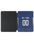 iPad case with the Netherlands 2024 Away football shirt design by RIPA Football