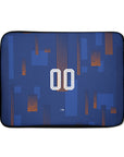 Laptop sleeve with the Netherlands 2024 Away football shirt design by RIPA Football