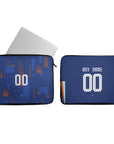 Laptop sleeve with the Netherlands 2024 Away football shirt design by RIPA Football