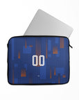 Laptop sleeve with the Netherlands 2024 Away football shirt design by RIPA Football
