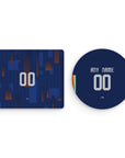 Mouse pad with the Netherlands 2024 Away football shirt design by RIPA Football