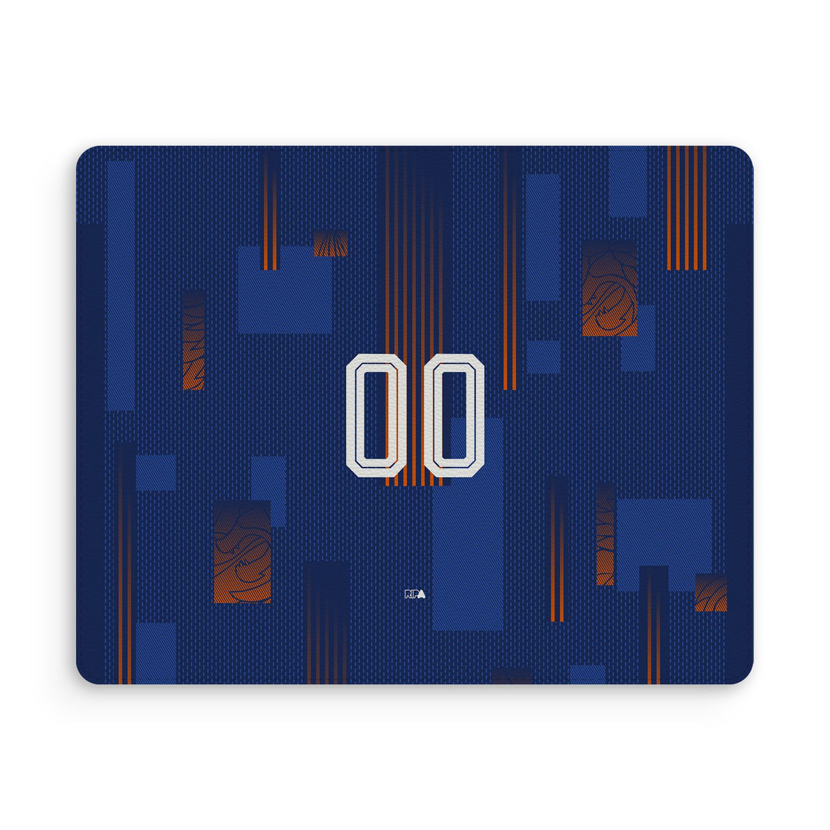 Mouse pad with the Netherlands 2024 Away football shirt design by RIPA Football