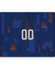Mouse pad with the Netherlands 2024 Away football shirt design by RIPA Football