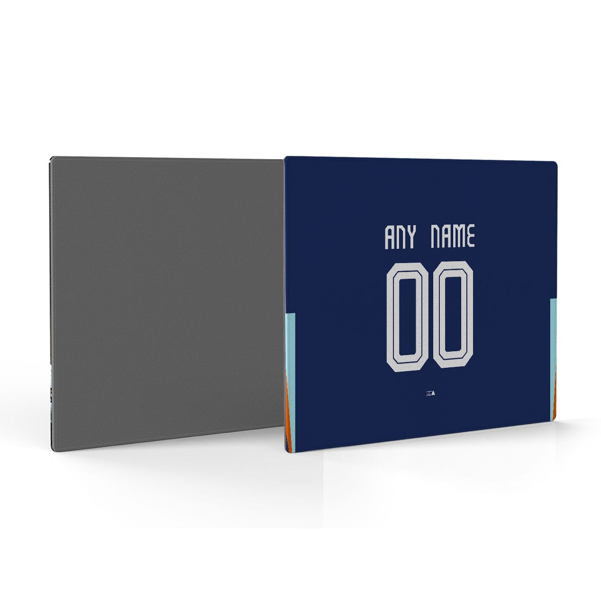 Mouse pad with the Netherlands 2024 Away football shirt design by RIPA Football