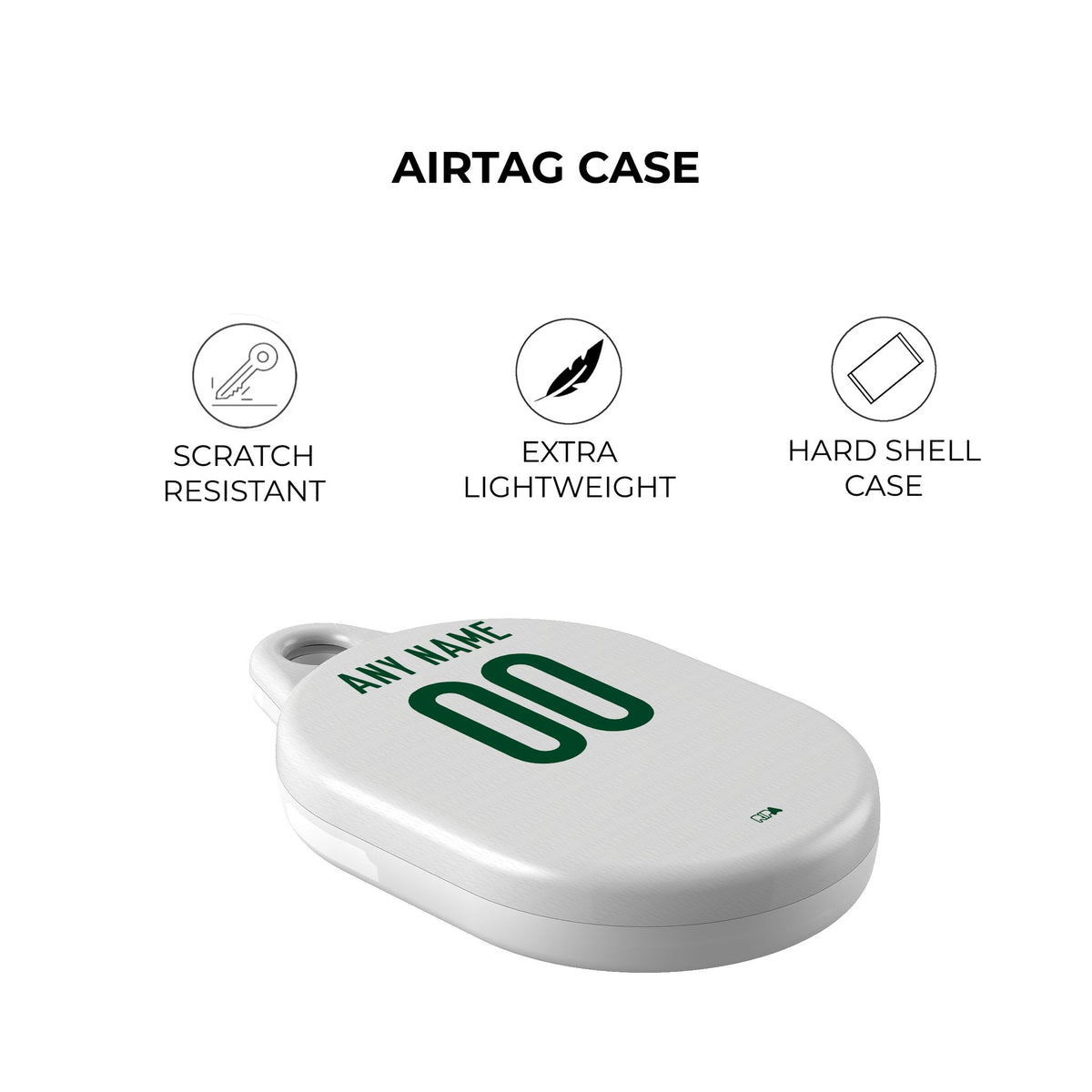 AirTag holder with the Palmeiras 2026 Away football shirt design by RIPA Football