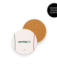 Coaster with the Palmeiras 2026 Away football shirt design by RIPA Football