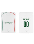 iPad case with the Palmeiras 2026 Away football shirt design by RIPA Football