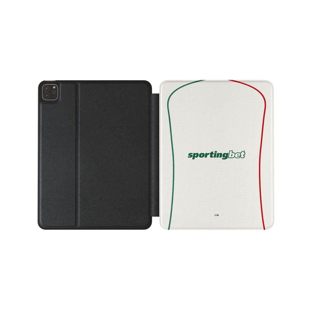 iPad case with the Palmeiras 2026 Away football shirt design by RIPA Football