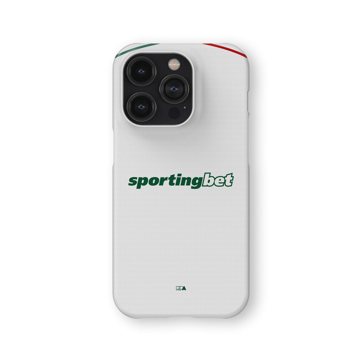 Phone case with the Palmeiras 2026 Away football shirt design by RIPA Football