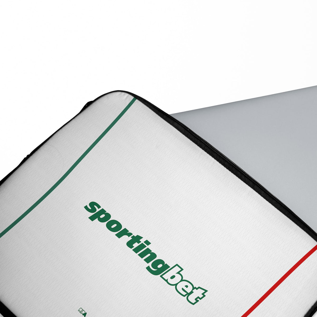 Laptop sleeve with the Palmeiras 2026 Away football shirt design by RIPA Football