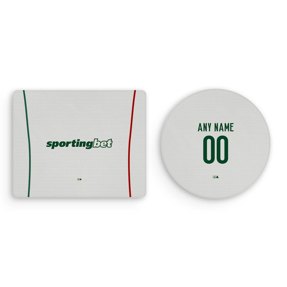 Mouse pad with the Palmeiras 2026 Away football shirt design by RIPA Football