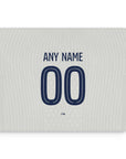 Mouse pad with the Paris Saint Germain 2025-26 Away football shirt design by RIPA Football