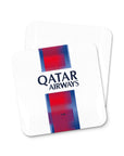 Coaster with the Paris Saint Germain 2026-27 Away football shirt design by RIPA Football