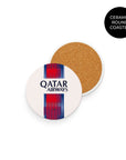 Coaster with the Paris Saint Germain 2026-27 Away football shirt design by RIPA Football