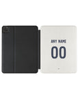 iPad case with the Paris Saint Germain 2026-27 Away football shirt design by RIPA Football