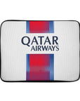 Laptop sleeve with the Paris Saint Germain 2026-27 Away football shirt design by RIPA Football