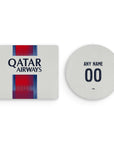 Mouse pad with the Paris Saint Germain 2026-27 Away football shirt design by RIPA Football