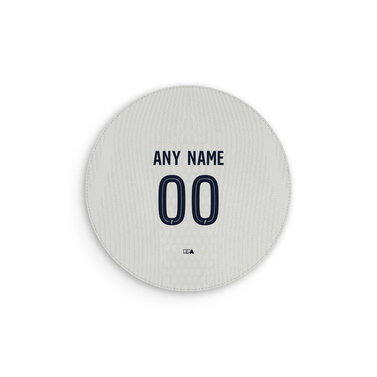 Mouse pad with the Paris Saint Germain 2026-27 Away football shirt design by RIPA Football
