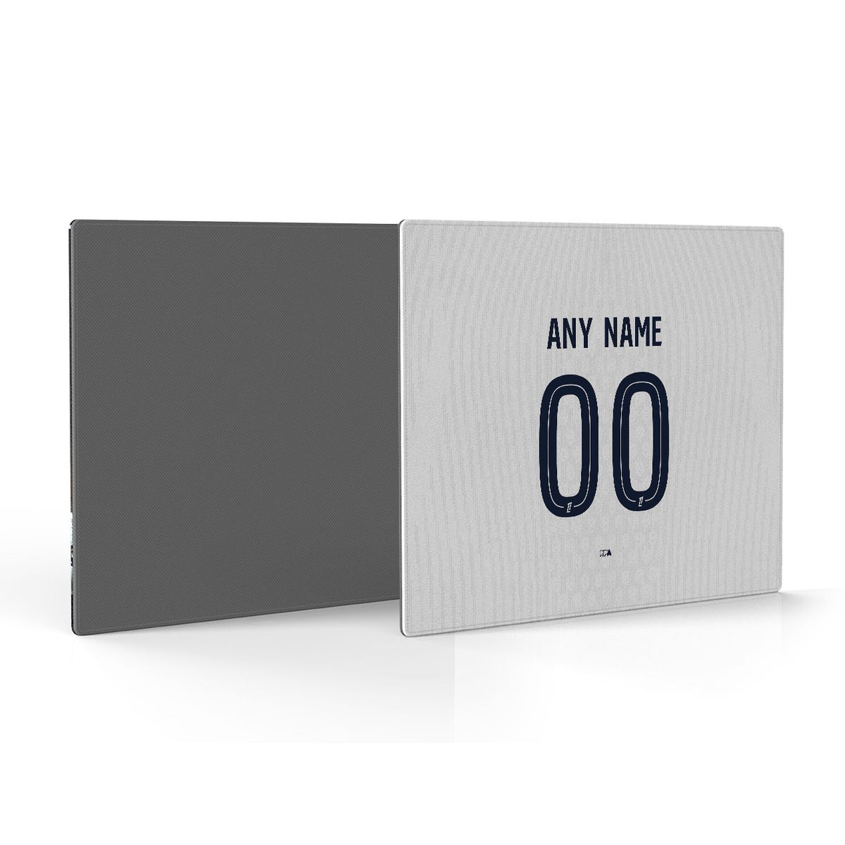 Mouse pad with the Paris Saint Germain 2026-27 Away football shirt design by RIPA Football