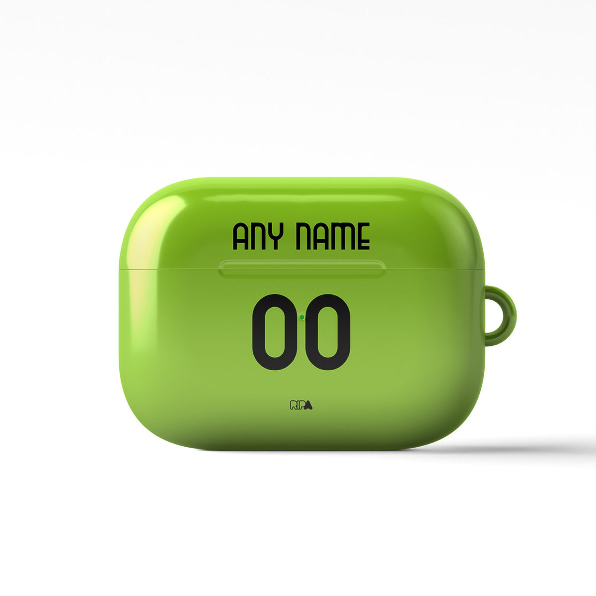 AirPods case with the Parma 2025-26 Goalkeeper football shirt design by RIPA Football