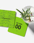 Coaster with the Parma 2025-26 Goalkeeper football shirt design by RIPA Football