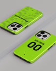 Phone case with the Parma 2025-26 Goalkeeper football shirt design by RIPA Football