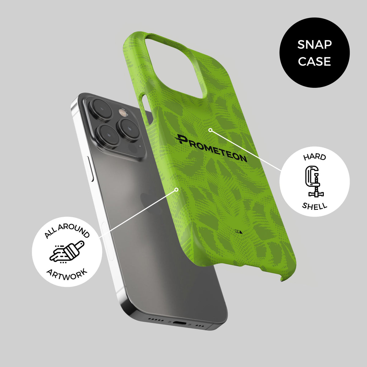 Phone case with the Parma 2025-26 Goalkeeper football shirt design by RIPA Football