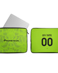 Laptop sleeve with the Parma 2025-26 Goalkeeper football shirt design by RIPA Football
