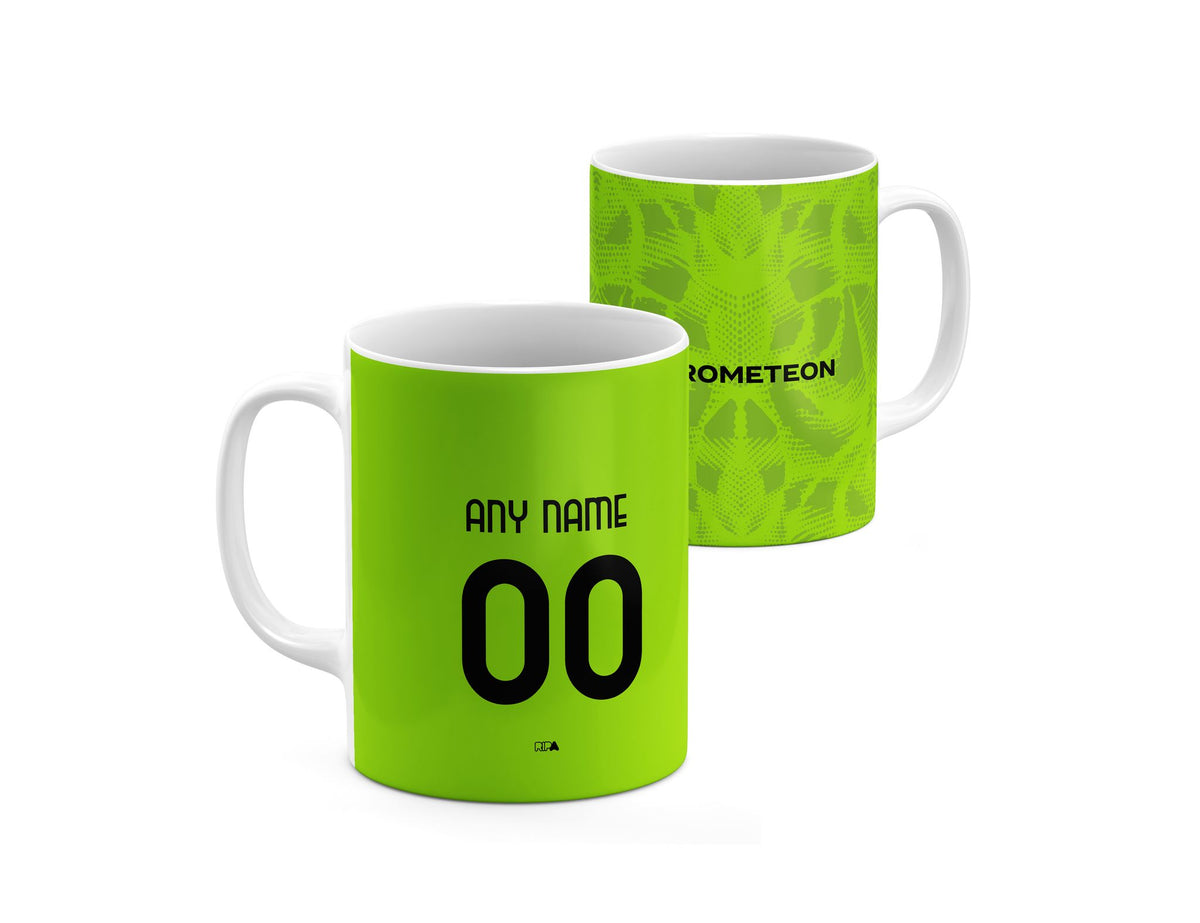 Mug with the Parma 2025-26 Goalkeeper football shirt design by RIPA Football