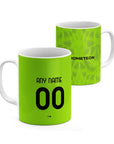 Mug with the Parma 2025-26 Goalkeeper football shirt design by RIPA Football