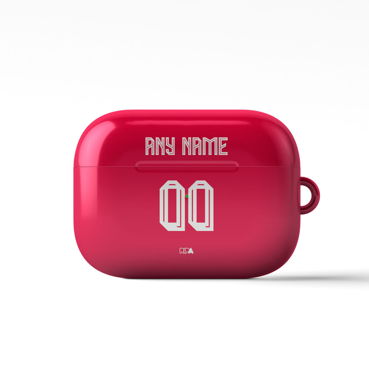 AirPods case with the Persija 2026-27 Home football shirt design by RIPA Football