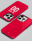 Phone case with the Persija 2026-27 Home football shirt design by RIPA Football