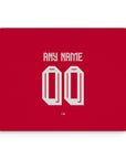 Mouse pad with the Persija 2026-27 Home football shirt design by RIPA Football