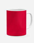 Mug with the Persija 2026-27 Home football shirt design by RIPA Football