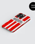 Phone case with the PSV 2024-25 Home football shirt design by RIPA Football