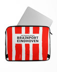 Laptop sleeve with the PSV 2024-25 Home football shirt design by RIPA Football