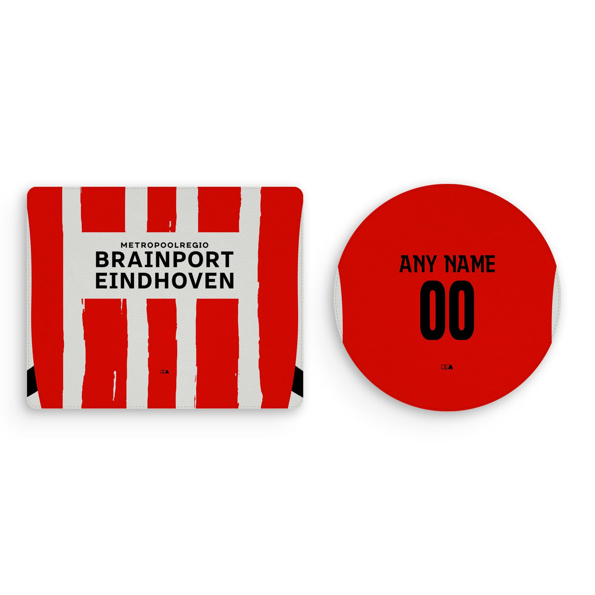 Mouse pad with the PSV 2024-25 Home football shirt design by RIPA Football